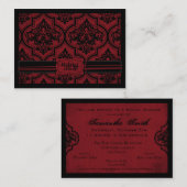 D'accompagnement Vampire Mariée BRS Rappel Carte pour notes (Devant / Derrière)