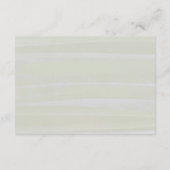 D'accompagnement Verdure aquarelle, or floral Carte place (Dos)