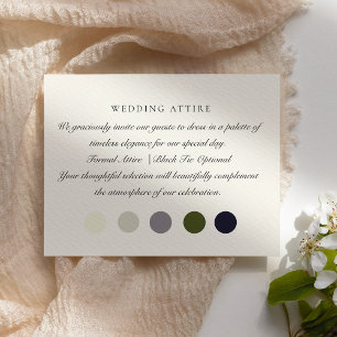 D'accompagnement Vieux argent couleur ivoire, carte de vêtements ma