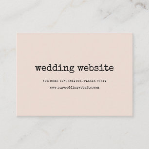 D'accompagnement Vintage minimaliste machine à écrire mariage carte