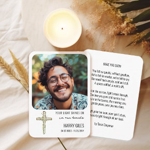 D'accompagnement Votre Lumière Brille Sur La Carte Photo Memorial K