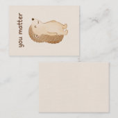 D'accompagnement Vous Comptez Carte de Petit Enclos pour Hérisson (Devant / Derrière)