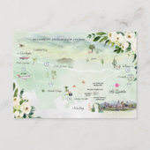 D'accompagnement Week-end mariage à La Quinta | Carte Itinéraire (Devant)