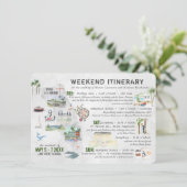 D'accompagnement Week-end mariage en Floride Carte Itinéraire (Debout devant)