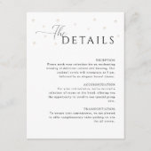 D'accompagnement White Pearl Détails du Mariage Carte de boîtier (Devant)