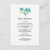D'accompagnement Wild Meadow Spring Mountains Mariage Détails Carte (Devant)