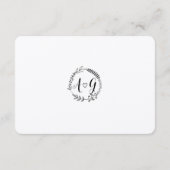 D'accompagnement Wishing Well rustic kraft insert carte personnalis (Dos)