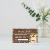 D'accompagnement Woodland rustique d'hiver - Carte de rousseur de c (Debout devant)