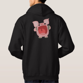 "D'ACCORD ! ! !" Sweat - shirt à capuche de cochon