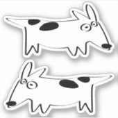 DachsBullTerrier Sticker (Voorkant)