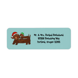 Dachshing all the Way Etiket