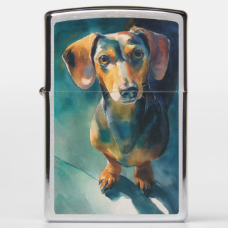Dachshond aquarelportret