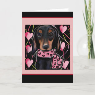 Dachshond bedankkaart