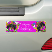 DACHSHOND BUMPERSTICKER (Op auto)