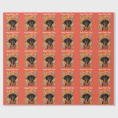 DACHSHOND CADEAUPAPIER (Vlak)