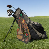 Dachshond Golfhanddoek (Groen)