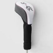Dachshond Hond Golfheadcover (Schuin)