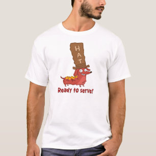 Dachshond Hotdog Puns T-shirt