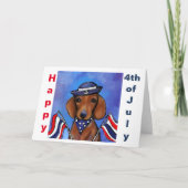 Dachshond  kaart (Voorkant)