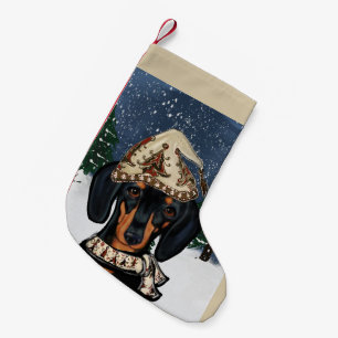 Dachshond Kleine Kerstsok