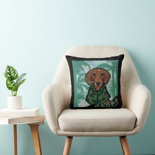 Dachshond        kussen (Stoel)