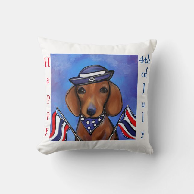 Dachshond Kussen (Voorkant)