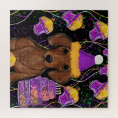 Dachshond legpuzzel (Horizontaal)