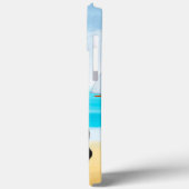 Dachshond op het strand Case-Mate iPhone case (Achterkant / Links)