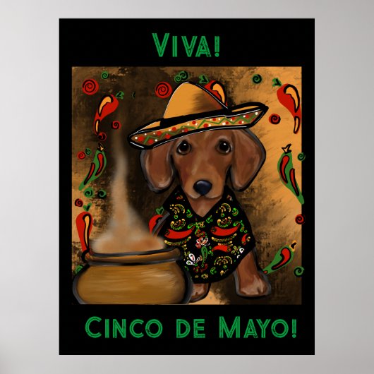 Dachshond poster (Voorkant)