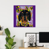 Dachshond poster (Thuiskantoor)