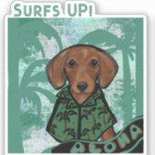 Dachshond sticker (Voorkant)