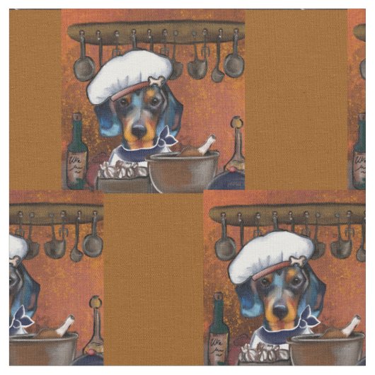 Dachshond Stof (Close Up)
