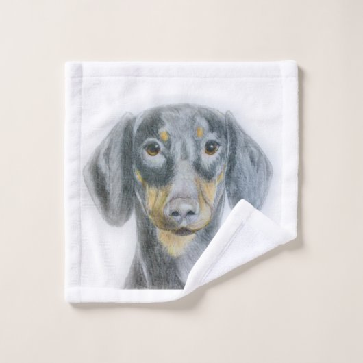 Dachshund  (Gant de toilette)