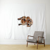 Dachshund 1 wandkleed (In Situ (horizontaal))