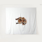 Dachshund 1 wandkleed (Voorkant (horizontaal))