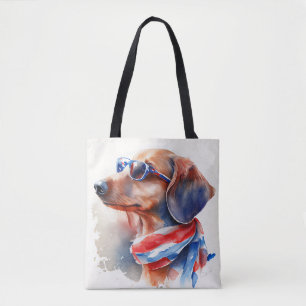 DACHSHUND 4 JUILLET SAC FOURRE-TOUT