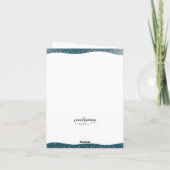 Dachshund à travers la carte de voeux de neige (Dos)