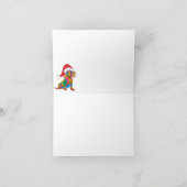 Dachshund À Travers La Carte De Voeux De Noël De N (Intérieur)