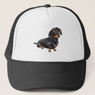 Dachshund (A) - Zwart en Tan Trucker Pet