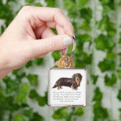 Dachshund Aandenken - Vrouwelijk Sleutelhanger (Hand)