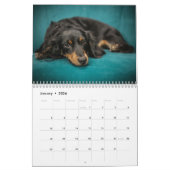 Dachshund Aangepaste jaarkalender Kalender (Jan 2026)