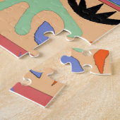 Dachshund abstract legpuzzel (Zijkant)