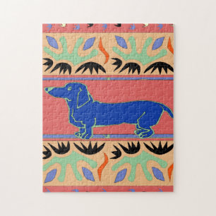 Dachshund abstract legpuzzel