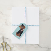 Dachshund Afgestudeerde Cadeaulabel (Met Touw)