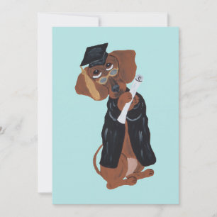 Dachshund Afgestudeerde Kaart