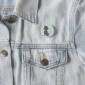 Dachshund Afstuderen Ronde Button 3,2 Cm (In situ)