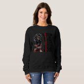 Dachshund Amazing Loving Strong Happy Selfless Gra Trui (Voorkant volledig)