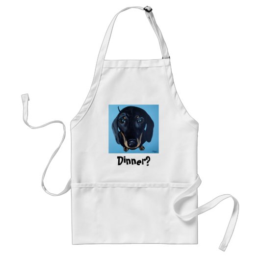 Dachshund Apron Standaard Schort (Voorkant)