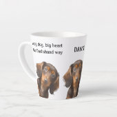Dachshund Art Funny Quotes Sause Dog Gift Coffee Latte Mok (Linkerhoek)