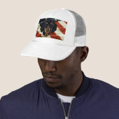 DACHSHUND ART TRUCKER PET (In situ)